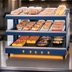 Thumbnail image #4 for Hatco Glo-Ray® Designer Slant Hot Food Display Warmer with Dual Heated Glass Shelves, 39.25-Inch Countertop