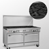 Thumbnail image #4 for Southbend Ultimate 60-Inch Gas Restaurant Range with 10 Open Burners and 2 Convection Ovens