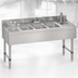 Thumbnail image #4 for Advance Tabco Special Value 3-Compartment Underbar Sink Unit with Deck-Mounted 12-Inch Faucet and Dual Drainboards, 72-Inch Wide