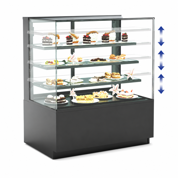 Product image #4 for Structural Concepts Reveal® 59-3/4-Inch Freestanding See-Thru Self-Contained Refrigerated Service Case