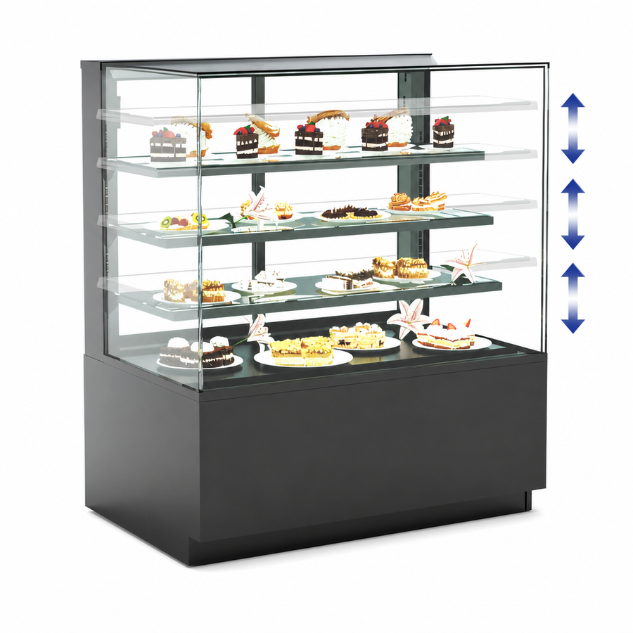 Three Adjustable Glass Shelves