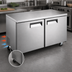 Thumbnail image #4 for 48-Inch 2-Door Undercounter Freezer, 12 Cu. Ft., Self-Contained, Stainless Steel