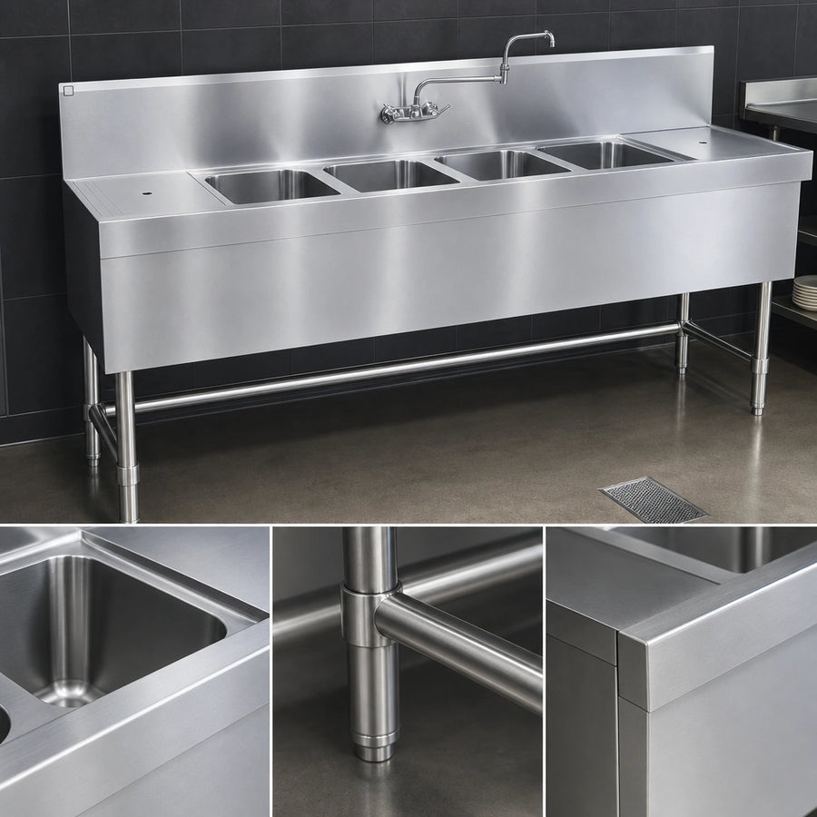 Heavy-Gauge Stainless Steel Construction