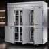Thumbnail image #4 for Beverage-Air Horizon Series Three-Section Half-Solid Door Reach-In Refrigerator, 71.52 Cu. Ft., Top-Mounted Self-Contained