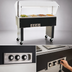 Thumbnail image #4 for Eagle Service Mate Deluxe Portable Buffet Hot Food Table, 63-1/2-Inch Wide, 4-Well, 120V, Open Base