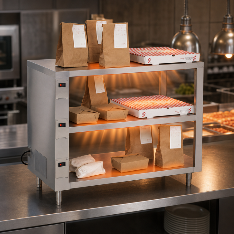 Product image #4 for 3-Tier Heated Holding Shelf Countertop Warming Shelf, 43 Inch Wide