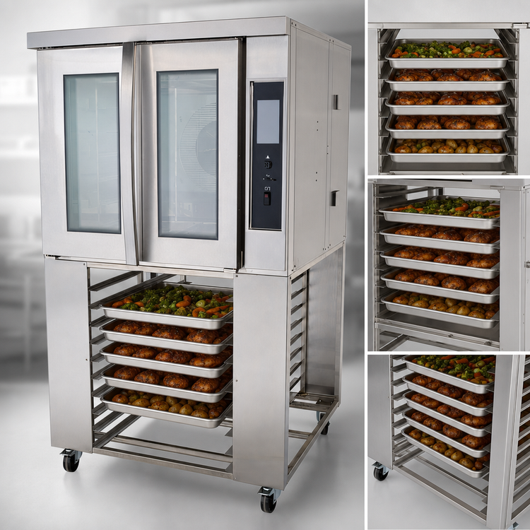 Product image #4 for Doyon CAX Series CA6XG Gas Rotating Rack Convection Oven with Steam Injection, 6-Pan Capacity