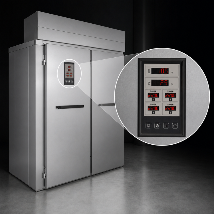 Product image #4 for Baxter Double Wide Roll-In Proofer Cabinet, 120.5-Inch Deep, Electric, Stainless Steel