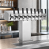 Thumbnail image #4 for Perlick Wide Base Extra High 12-Faucet Countertop Glycol-Cooled Tee Draft Beer Tower, Stainless Steel