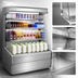 Thumbnail image #4 for Howard-McCray 30E Series 51-Inch Self-Contained Rear-Loading Open Merchandiser Refrigerator with Stainless Steel Interior and Exterior