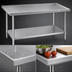 Thumbnail image #4 for Eagle Spec-Master Marine Series Stainless Steel Work Table, 84 x 48 Inches