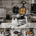 Thumbnail image #5 for Waring Commercial Countertop Rotary Mini Belgian Waffle Maker, Single, 4-Waffle Capacity