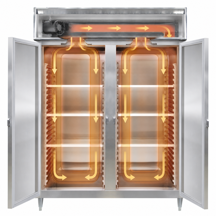 Product image #4 for Continental Refrigerator DL2WE-SA Designer Line Extra-Wide Two-Section Heated Holding Cabinet