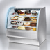 Thumbnail image #4 for True 48-1/4 Inch Curved Glass Refrigerated Bakery Display Case with Rear Sliding Doors, Stainless Steel