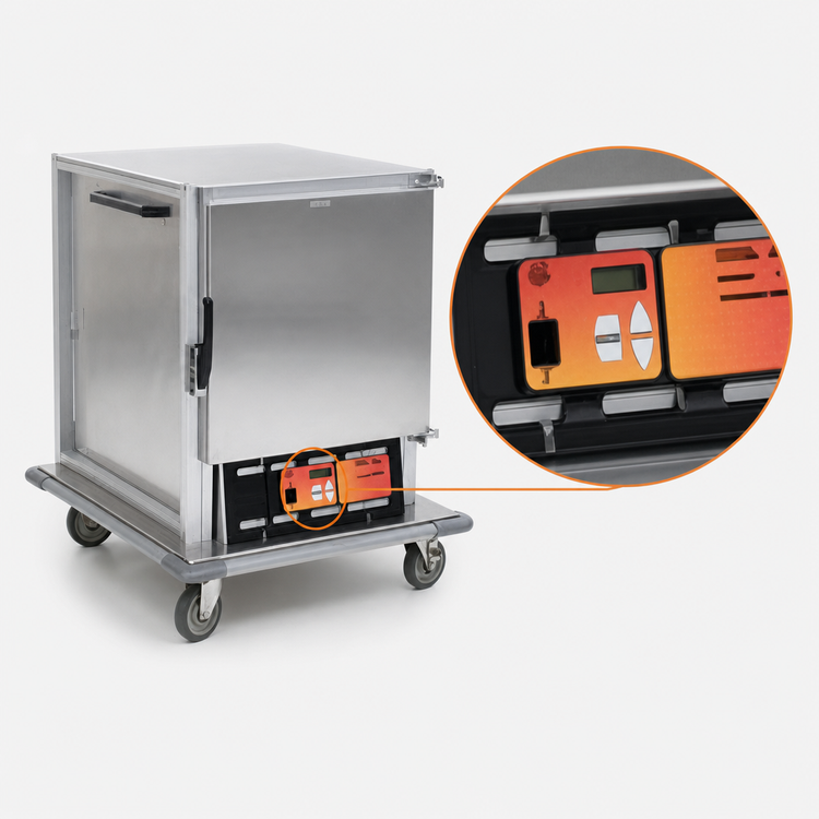 Product image #4 for Panco Half-Size Non-Insulated Heater/Proofer Holding Cabinet with Polycarbonate Window Door