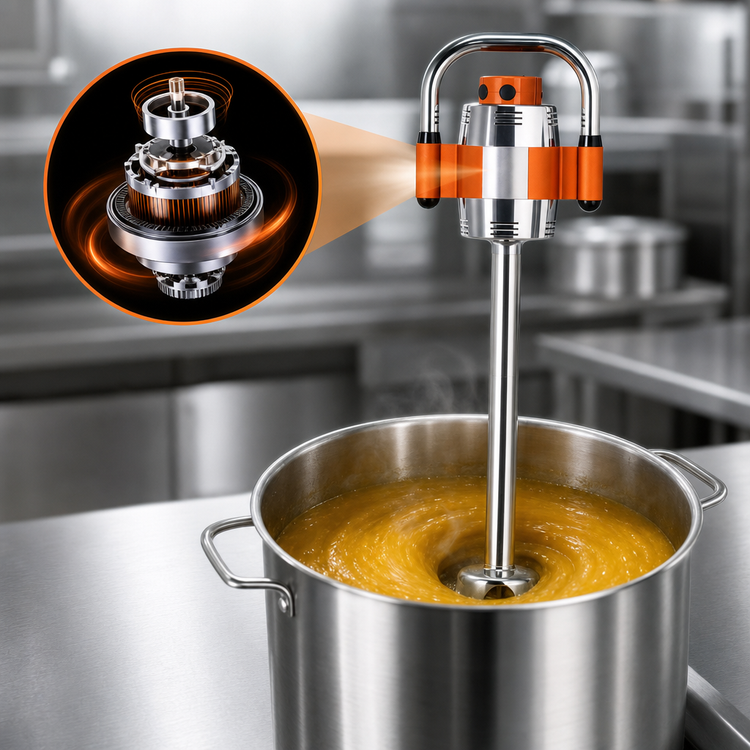 Product image #4 for SMX MX044ES Enhanced Series Handheld Immersion Blender, 18-Inch Shaft, 40-Gallon Capacity, 230V