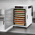 Thumbnail image #4 for Metro HotBlox Wide 8-Pan Pass-Thru Countertop/Stacking Hot Food Holding Cabinet, Solid Front/Clear Rear Doors