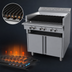 Thumbnail image #4 for Garland Cuisine Series Heavy-Duty 36-Inch Gas Char-Broiler with Fixed Cast Iron Grid and Open Cabinet Base
