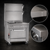 Thumbnail image #4 for Southbend Platinum 32-Inch Heavy Duty Gas Range with 16-Inch Hot Top, 16-Inch Griddle, and Standard Oven