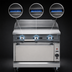 Thumbnail image #4 for Vulcan VGM36B 36-Inch Heavy Duty Manual Gas Griddle Range with Cabinet Base