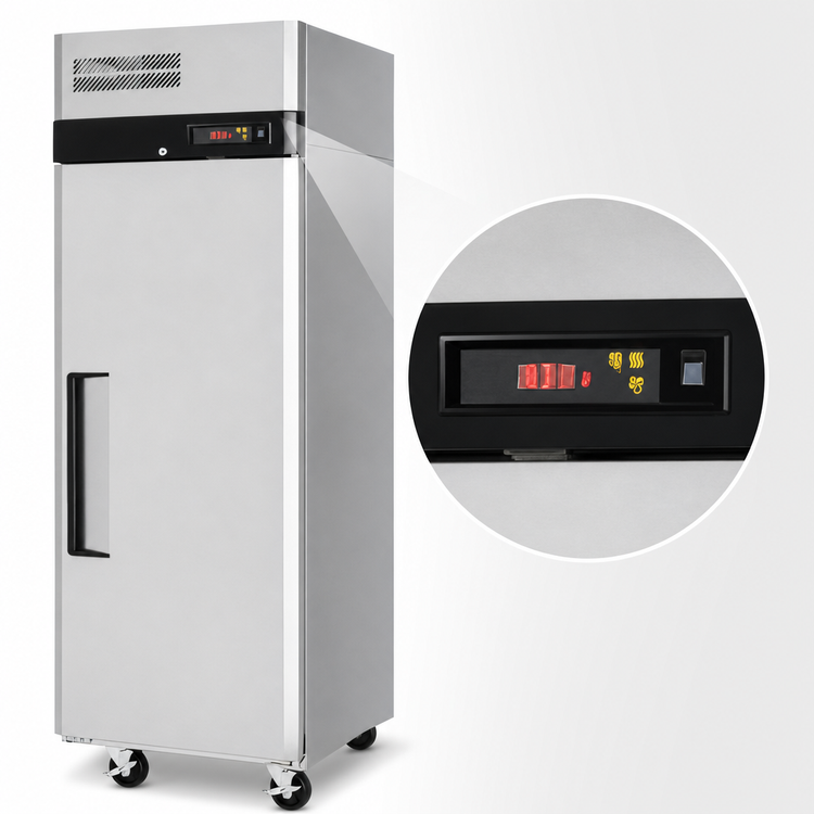 Product image #4 for Turbo Air M3 Series Pass-Thru Reach-In Heated Pizza Holding Cabinet, 1 Section, 22.7 Cu. Ft.