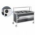 Thumbnail image #4 for Atlas Metal CAH-2 Two Pan Electric Mobile Hot Food Serving Counter