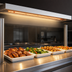 Thumbnail image #4 for Nemco 60-Inch Single Lighted Remote-Controlled Infrared Strip Heater