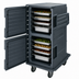 Thumbnail image #5 for Cambro Camtherm Tall Profile Electric Hot Holding Cart for Sheet Pans and Food Pans, Double Door, Granite Gray
