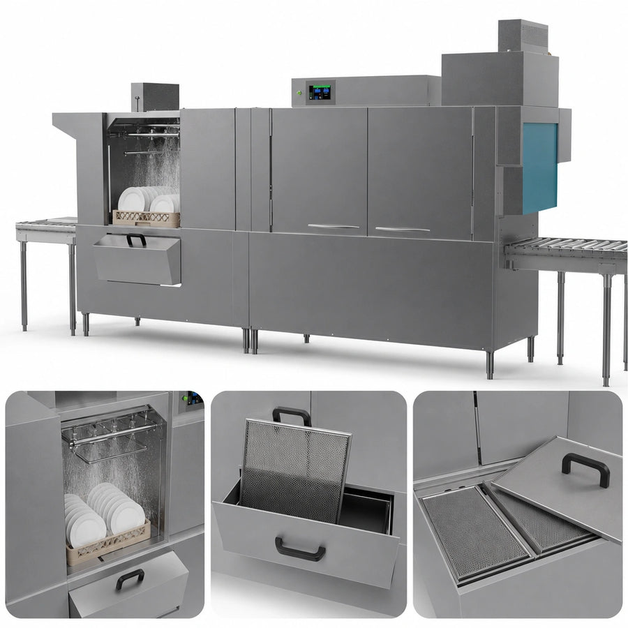 Two-Tank Design With 36-Inch Prewash