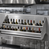 Thumbnail image #4 for Advance Tabco Prestige Double-Tier Stainless Steel Speed Rail, 60 Inch, 30-Bottle Capacity