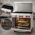 Thumbnail image #4 for American Range 36-Inch Gas Restaurant Range with 6 Open Burners and Convection Oven