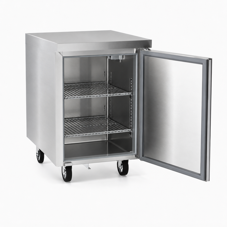 Product image #4 for Delfield 24-Inch One-Section Refrigerated Worktop/Undercounter Refrigerator with 1 Door