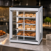 Thumbnail image #4 for Hatco Flav-R-Savor 2-Door Countertop Humidified Holding and Display Cabinet with 4-Tier Pan Rack, No Motor, LED Lighting