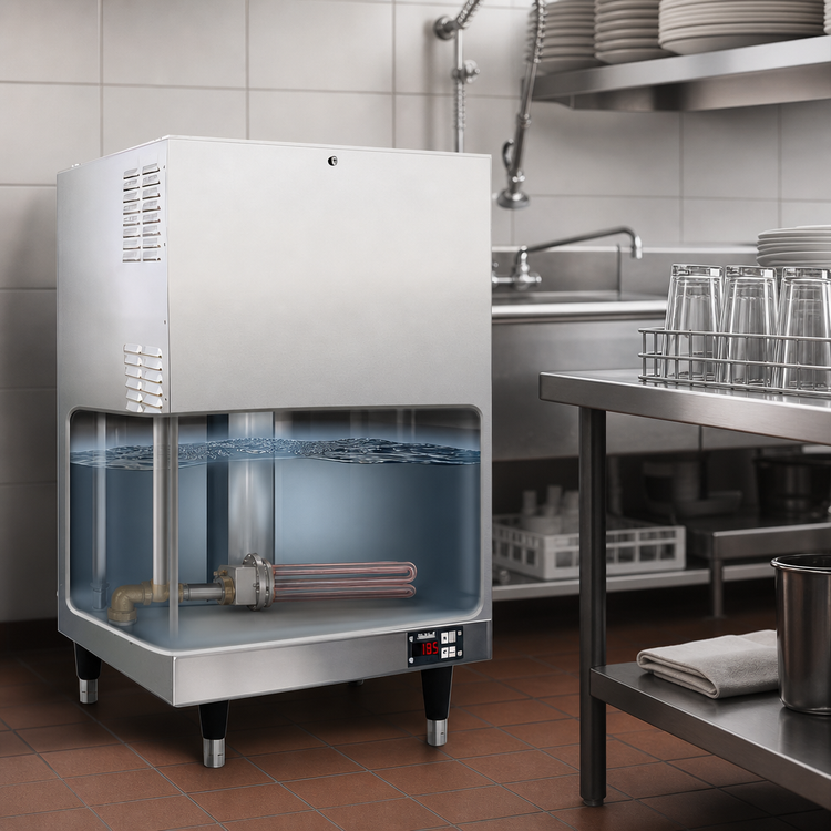 Product image #4 for Hubbell J167 Electric Booster Heater with 16-Gallon Stainless Steel Tank, 7.0 kW Floor Model