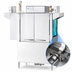 Thumbnail image #4 for Champion E-Series DualRinse 54 PRO 54-Inch High-Temp Rack Conveyor Dishwasher