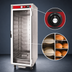 Thumbnail image #4 for Vulcan Mobile Non-Insulated Heated Holding and Proofing Cabinet, 18-Pan, Glass Door