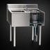 Thumbnail image #4 for Eagle Group 2200 Series Underbar Ice Bin/Cocktail Station with Blender Recess and Left Ice Bin, 36 x 24 Inches