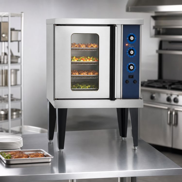 Product image #4 for Duke 59-E3XX Half-Size Electric Convection Oven with Solid State Controls