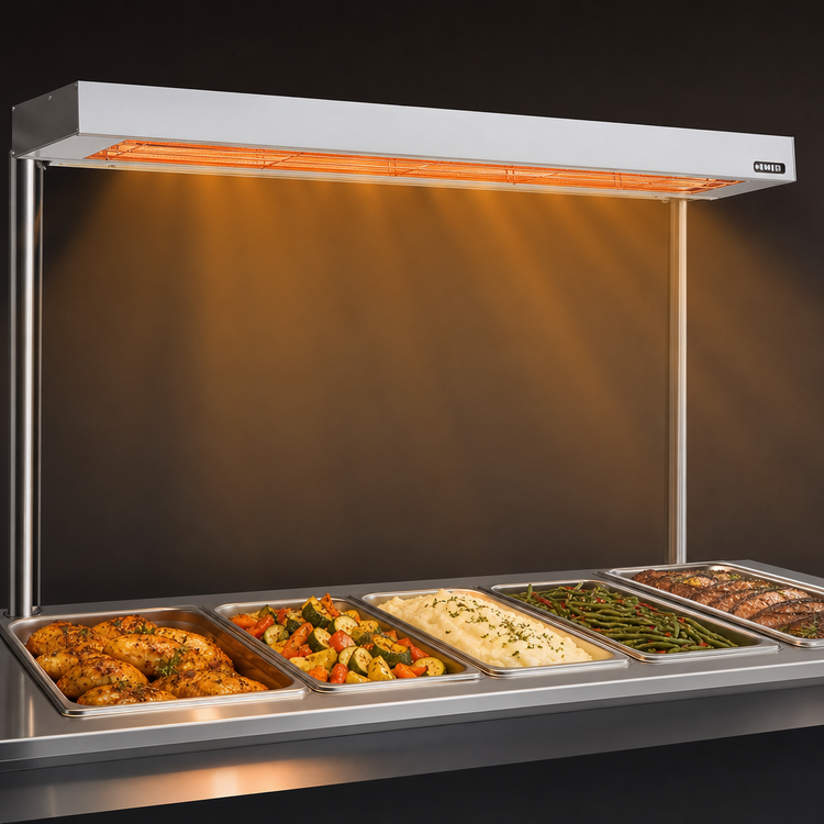 Product image #4 for Nemco 36-Inch Single Remote-Controlled Infrared Strip Heater with Indicator Light, 208V