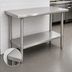 Thumbnail image #4 for Eagle Spec-Master 84-Inch x 30-Inch Stainless Steel Work Table with Adjustable Undershelf
