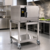 Thumbnail image #4 for AccuTemp Connected Evolution Boilerless Convection Steamer, 1 Compartment, 3-Pan Floor Model with Stand