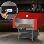 Thumbnail image #4 for Marra Forni MS71-59G Square Gas-Fired Brick Deck Pizza Oven with Stand, 71 x 59 Inches, Touchscreen Control