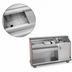 Thumbnail image #3 for FWE Professional Series Laminate Portable Bar with Hand Sink and 60 lb Ice Bin, 72-Inch Single Station
