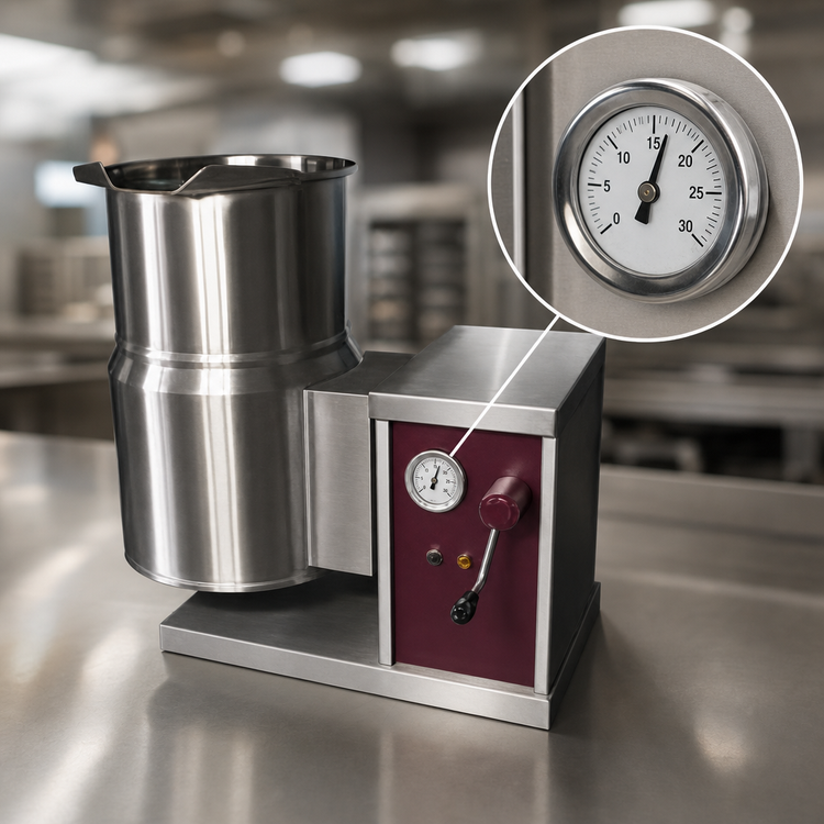 Product image #4 for Crown ECT-12 Countertop Electric Tilting Kettle, 12 Gallon