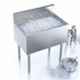 Thumbnail image #4 for Krowne Royal Series 30-Inch Stainless Steel Underbar Ice Bin/Cocktail Unit, 92 lb Capacity
