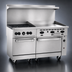 Thumbnail image #4 for Wolf Challenger XL 60-Inch Gas Restaurant Range with 4 Open Burners, 36-Inch Thermostatic Griddle, and 2 Standard Ovens