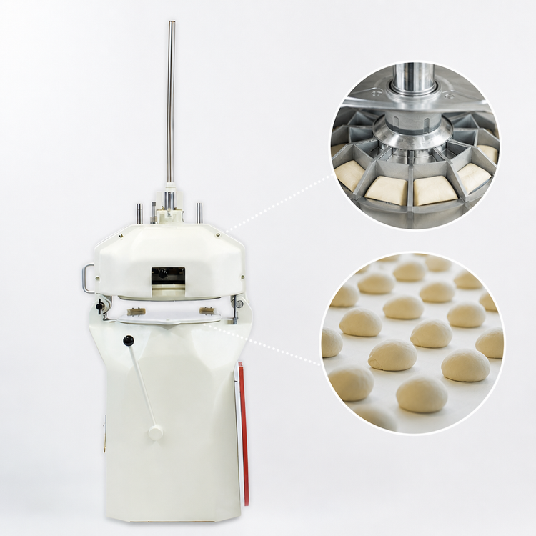 Product image #4 for Erika Record SEMI RH 10/25 36-Part Semi-Automatic Dough Divider/Rounder