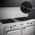 Thumbnail image #4 for Southbend Ultimate 60-Inch Gas Restaurant Range with 6 Open Burners, 24-Inch Griddle, Standard Oven, and Cabinet Base