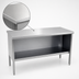 Thumbnail image #4 for John Boos 48 x 30-Inch Open Front Enclosed Base Work Table with 14-Gauge Stainless Steel Top and Undershelf