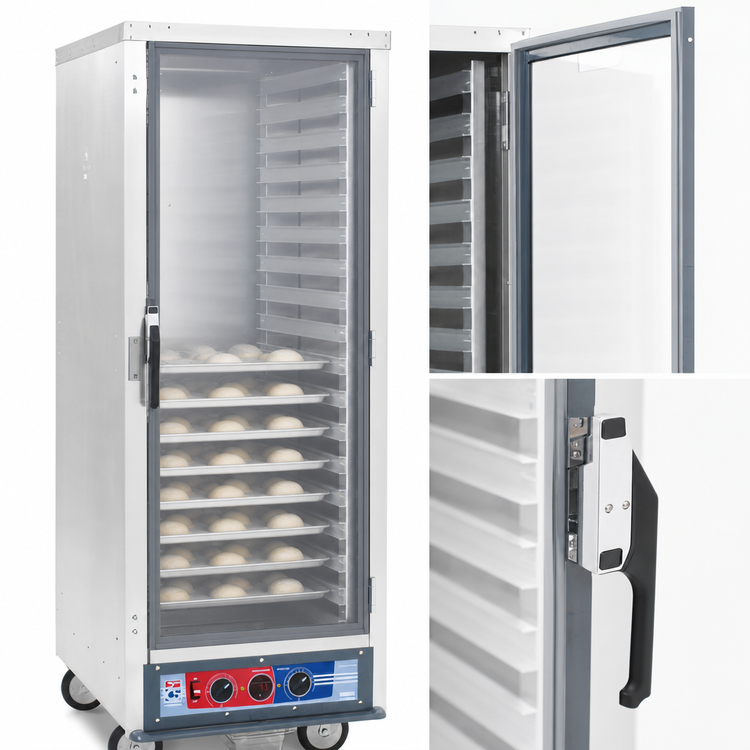 Product image #4 for Metro C5 1 Series Full-Height Mobile Non-Insulated Proofing Cabinet with Clear Door, 35-Pan Capacity